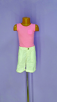 ШОРТЫ от CHICCO, размер 110, возраст (лет) - 5, для девочек — секонд хенд ТВОЁ ВРЕМЯ